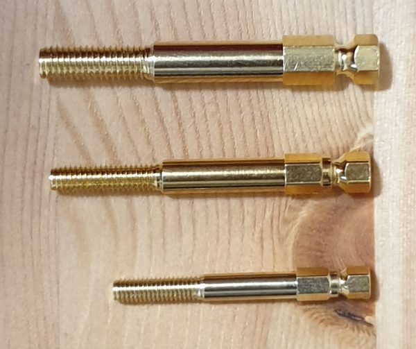 CAMAC Gold Threaded Bridge Pins Medium