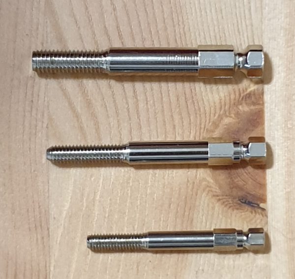 CAMAC Nickel Threaded Bridge Pins Large