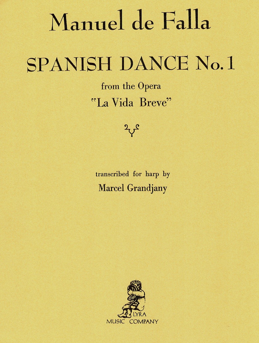 DE-FALLA-Spanish-Dance-One Spanish Dance No. 1 De Falla M./Grandjany M.
