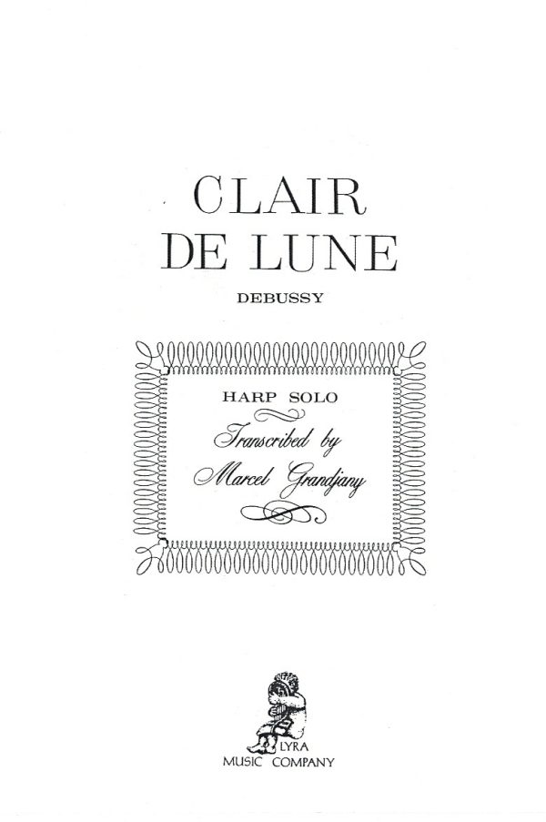 Clair De Lune Debussy C./ Grandjany M.