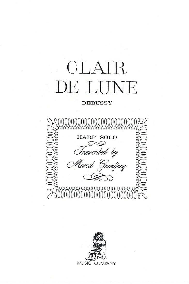 DEBUSSYGRANDJANY-Clair-De-Lune Clair De Lune Debussy C./ Grandjany M.