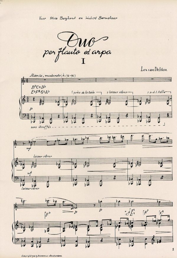 Duo (Flute & Harp) Delden L.V.