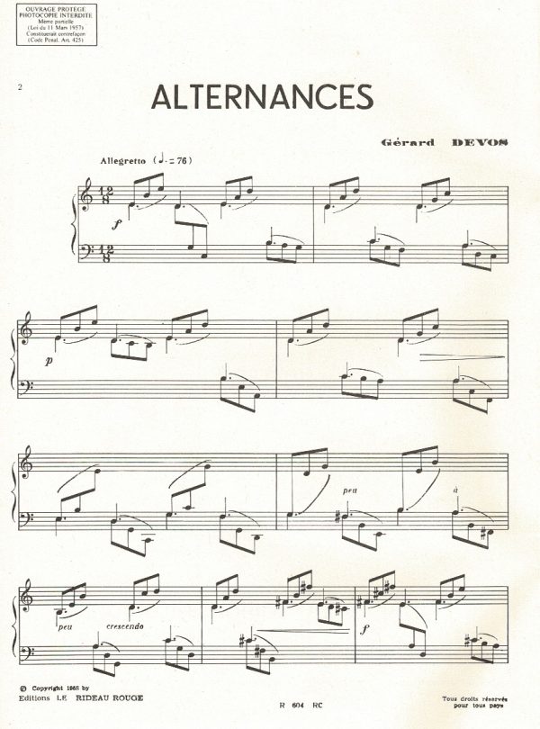 Pieces Breves Contemporaines Deuxieme Recueil Devos G.