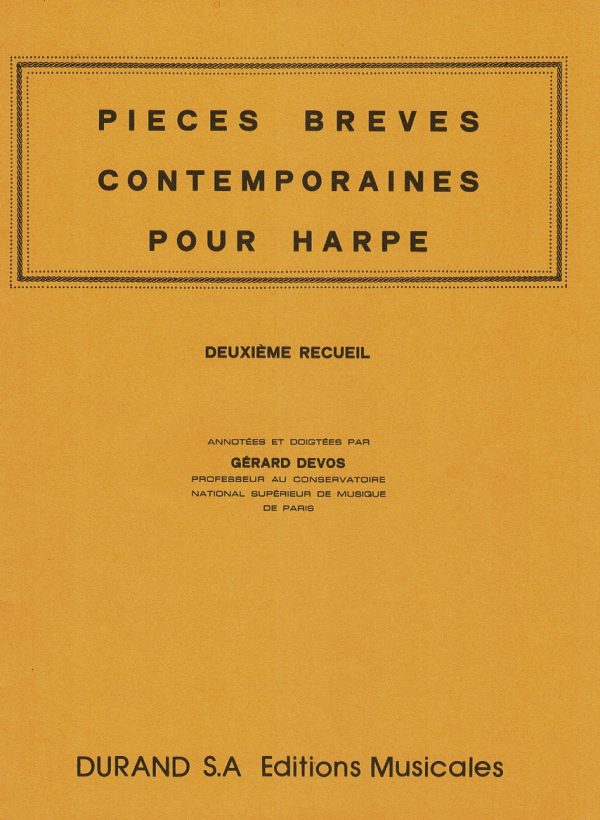 Pieces Breves Contemporaines Deuxieme Recueil Devos G.