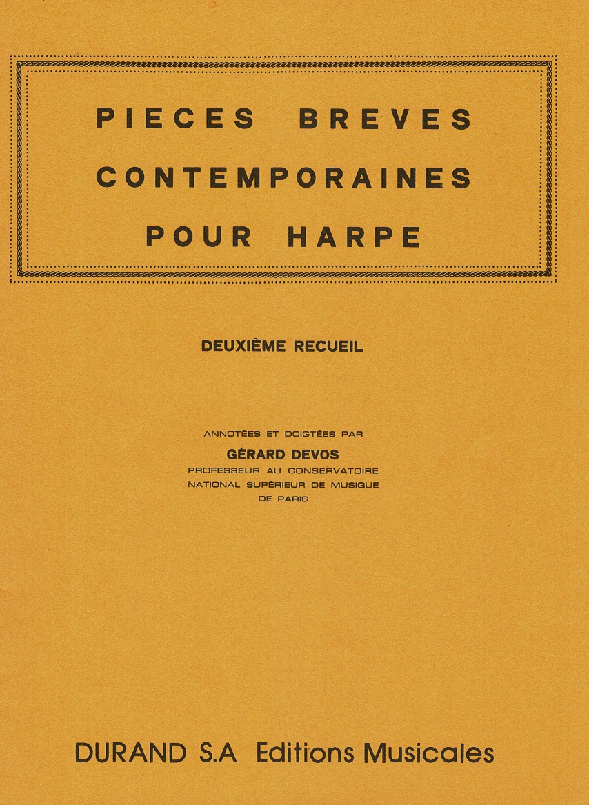 DEVOS-Pieces-Breves-Book-2 Pieces Breves Contemporaines Deuxieme Recueil Devos G.