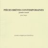 Pieces Breves Contemporaines Premier Recueil Devos G.