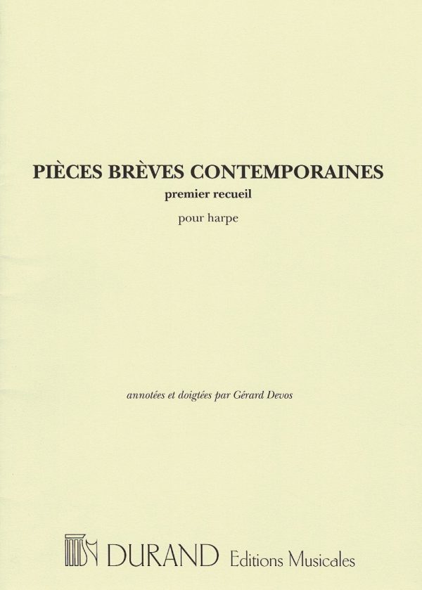 Pieces Breves Contemporaines Premier Recueil Devos G.