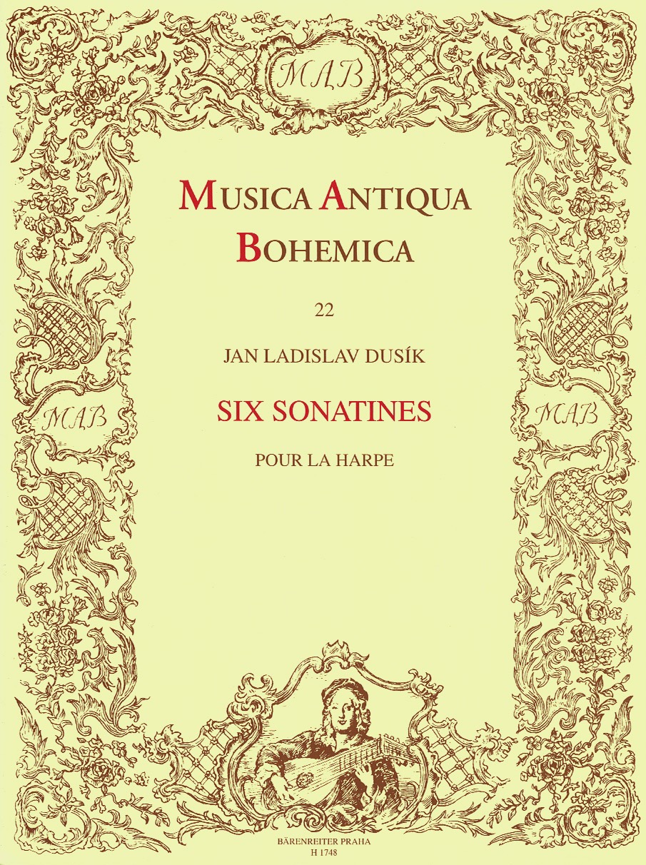 DUSIK-Six-Sonatinas- Six Sonatines Pour La Harpe Dusik J.L.