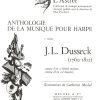 Anthologie De La Musique Pour Harpe Volume One Dusseck J.L.