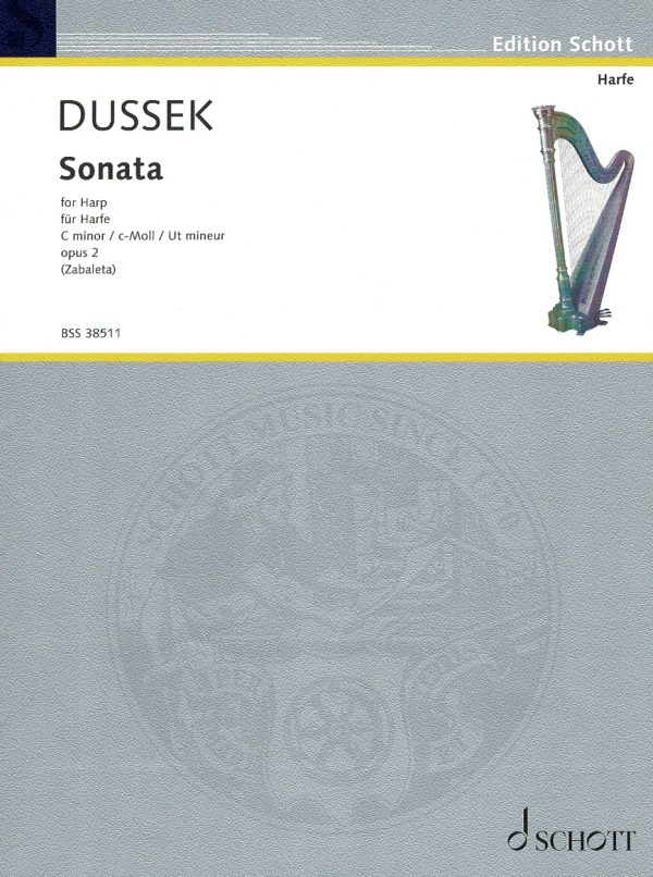 Sonata For Harp C Minor Opus 2 Dussek S.G./Zabaleta N.