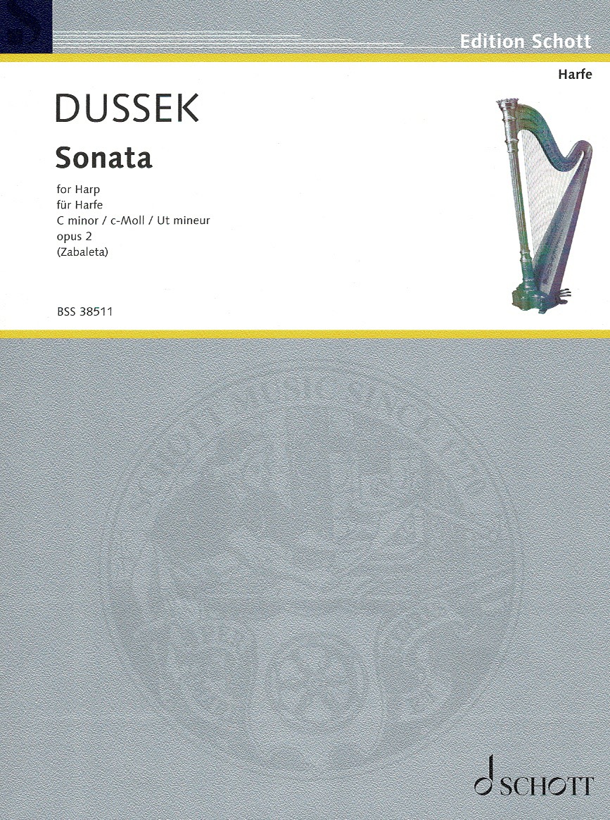 DUSSEK-Sonata-in-C-Minor Sonata For Harp C Minor Opus 2 Dussek S.G./Zabaleta N.