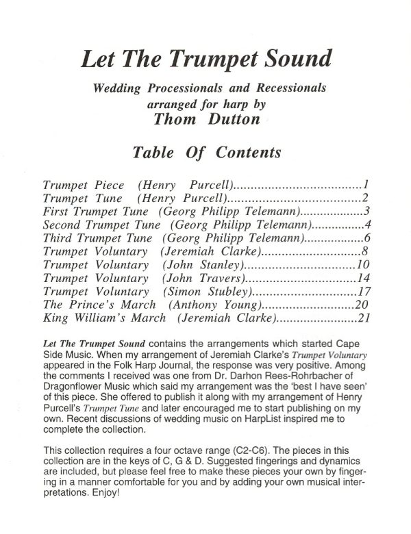 Let The Trumpet Sound Dutton T.