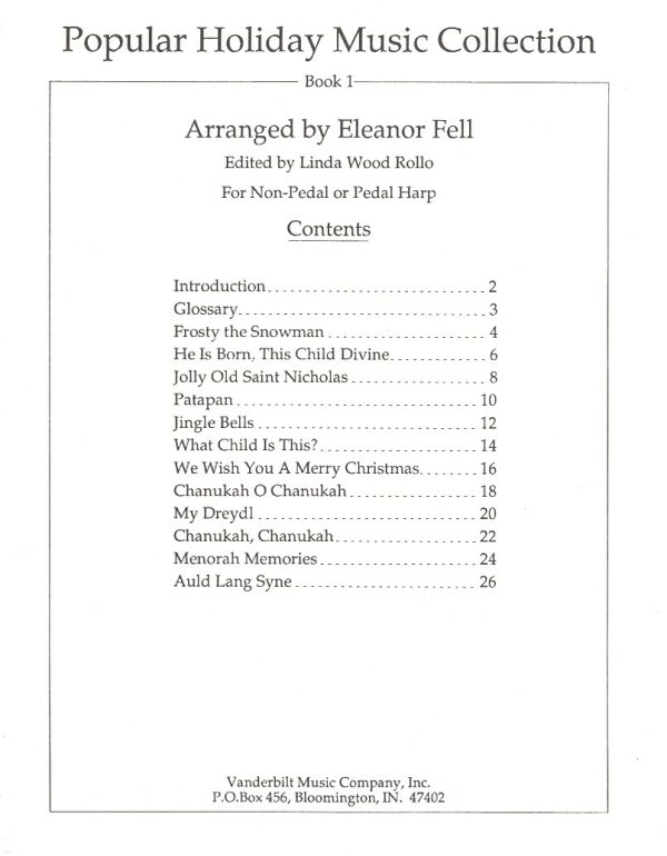 Pop 'N Easy Popular Holiday Music Collection Fell E.