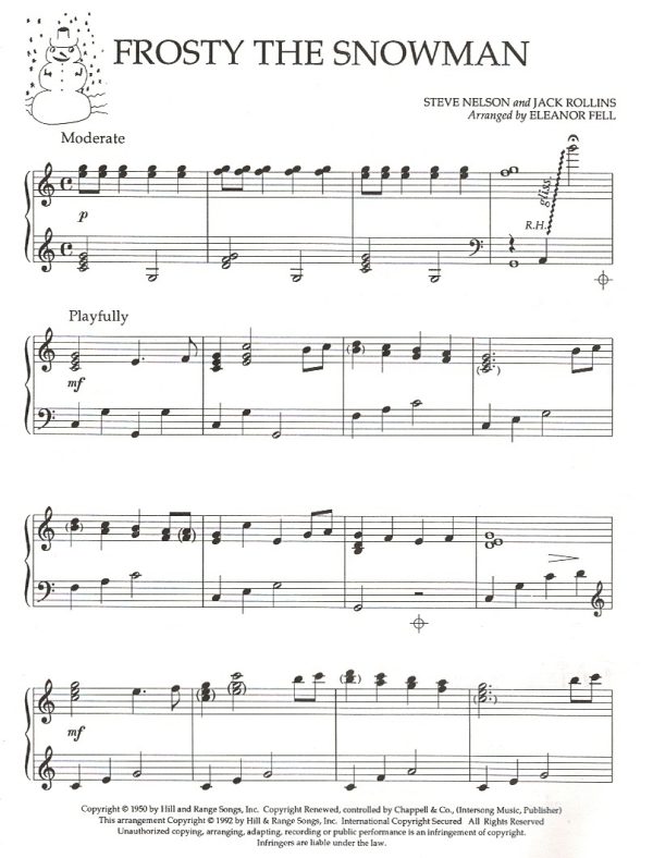 Pop 'N Easy Popular Holiday Music Collection Fell E.