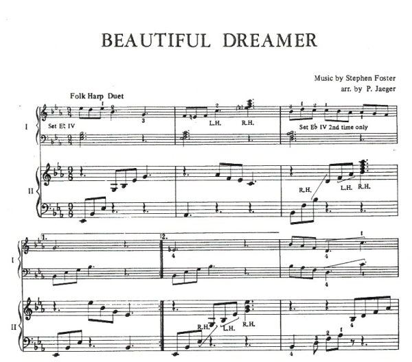 Beautiful Dreamer (Harp Duet) Foster S./ Jaeger P.