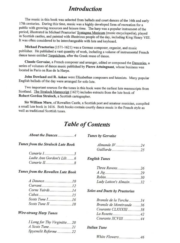 Ballads And Court Dances Of The 16th And 17th Centuries Friou D.