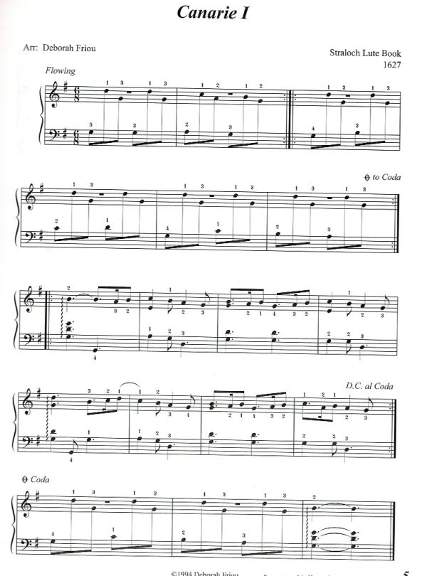 Ballads And Court Dances Of The 16th And 17th Centuries Friou D.