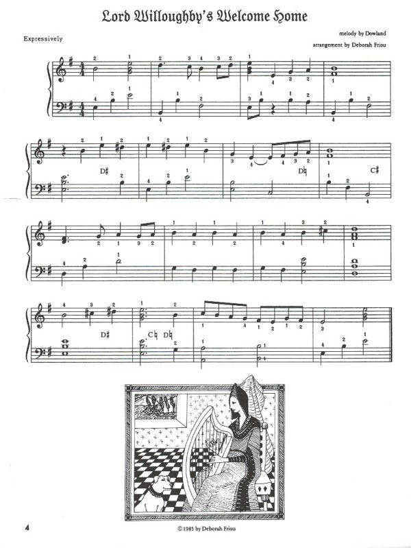 Renaissance Music For The Harp Friou D.