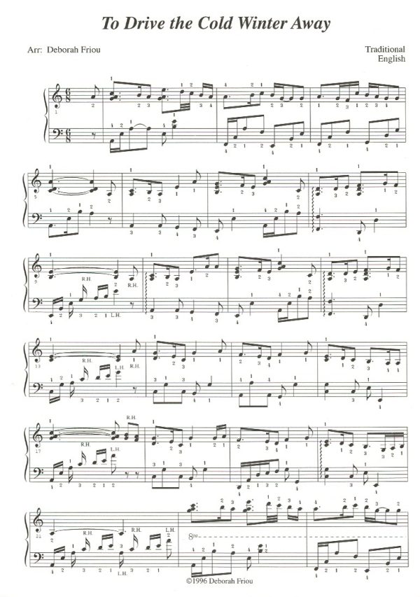 To Drive The Cold Winter Away Friou D.