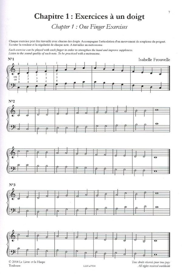 Big Book Of Exercises For Harp Frouvelle I.