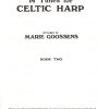14 Tunes For Celtic Harp Book Two Goossens M.