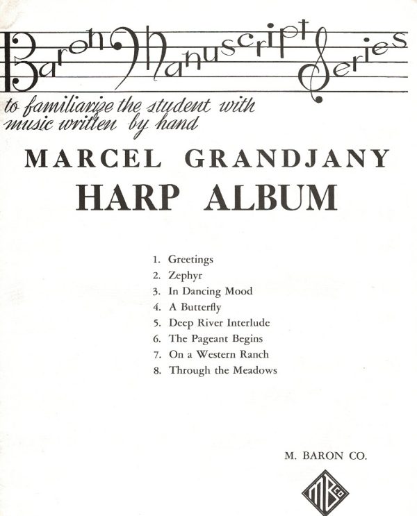 Harp Album Grandjany M.