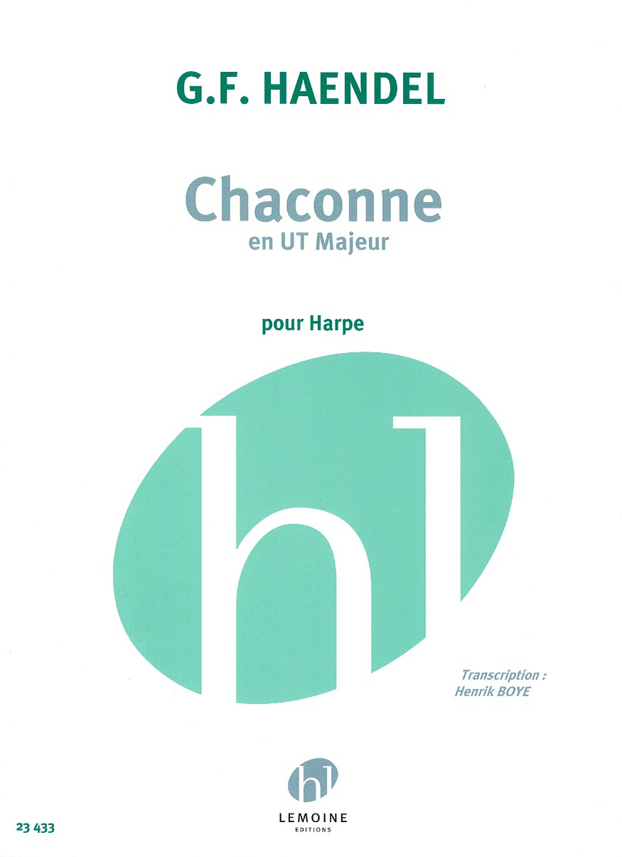 HAENDEL-Chaconne Chaconne En Ut Majeur Haendel G. F.