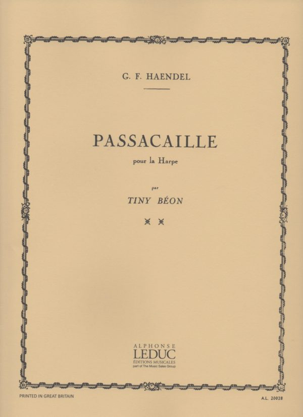 Passacaille Haendel G.F.