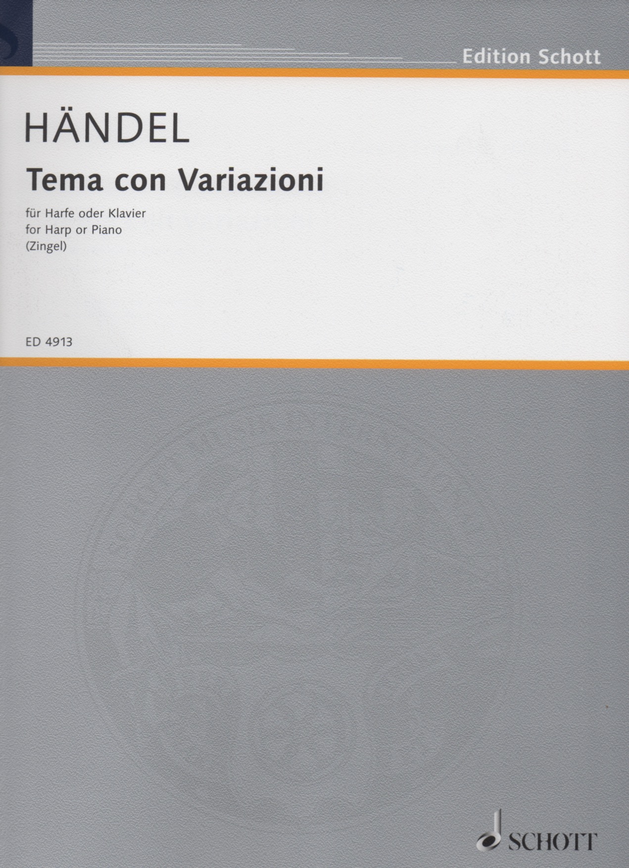 HAENDEL-Tema-Con-Variazioni Tema Con Variazioni Handel G.F./Zingel