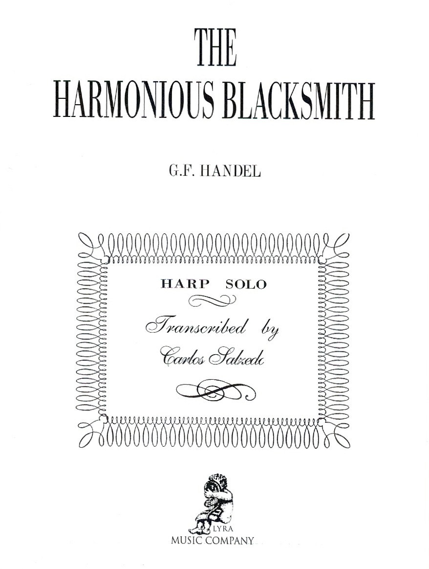 HANDEL-The-Harmonius-Blacksmith The Harmonious Blacksmith Handel G.F./Salzedo C.