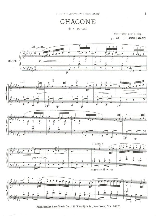 Chacone Hasselmans A.