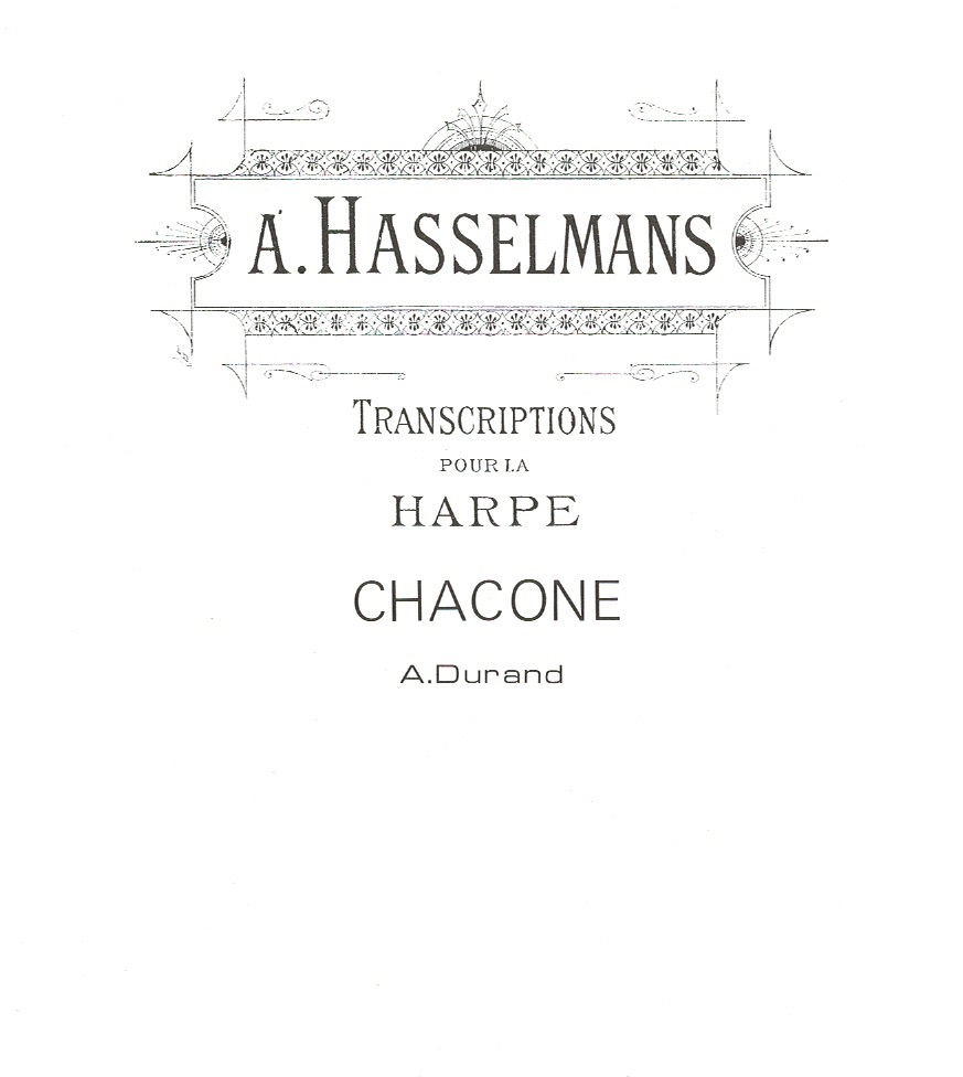 HASSELMANS-Chacone Chacone Hasselmans A.