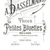 Trois Petites Bluettes Hasselmans A.