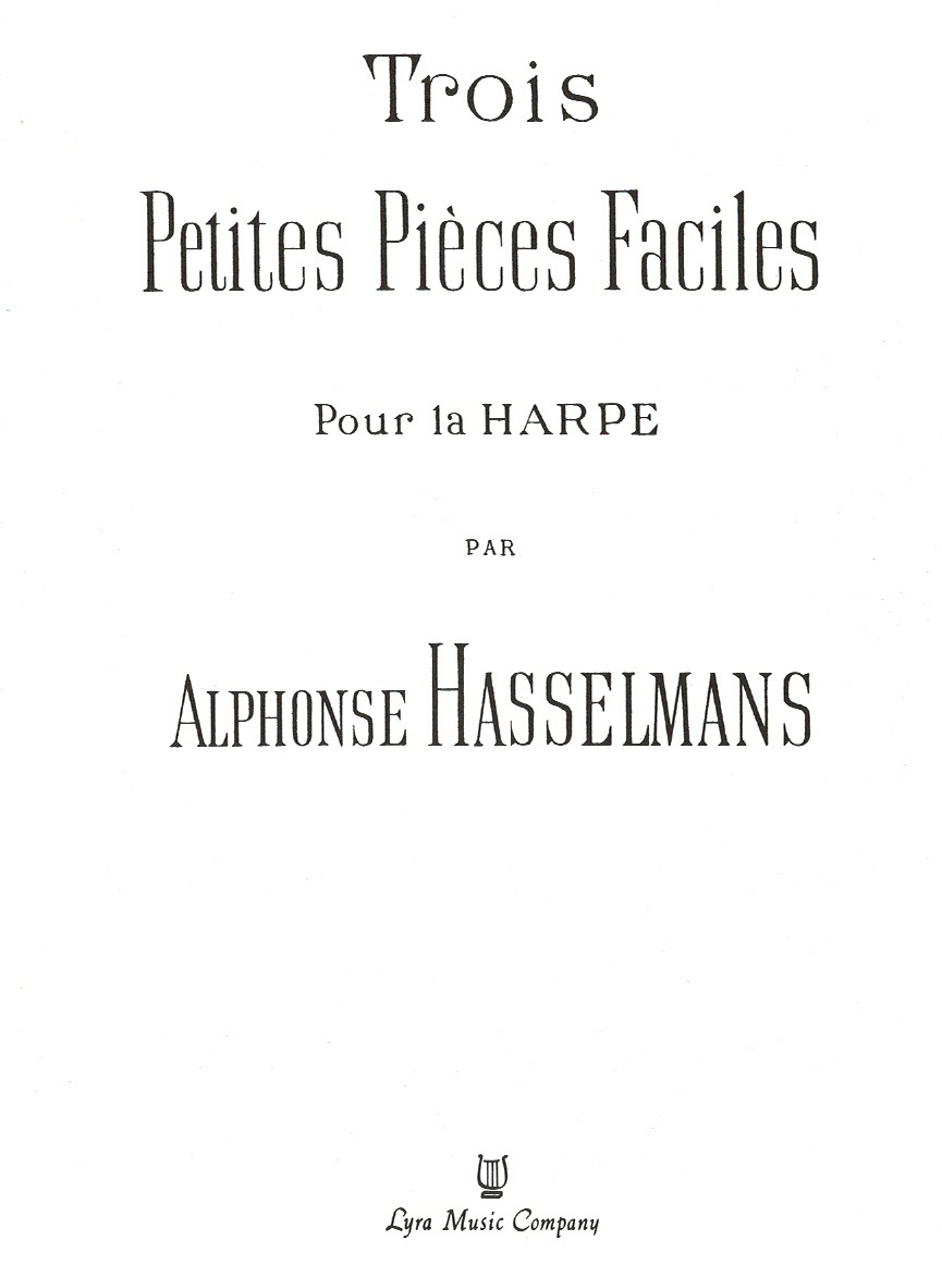 HASSELMANS-Trois-Petites-Pieces Trois Petites Pieces Faciles Hasselmans A.
