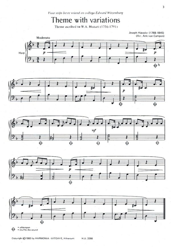 Theme With Variations & Variations Haussler J.