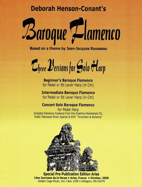 Baroque Flamenco Three Versions For Solo Harp Henson-Conant D.