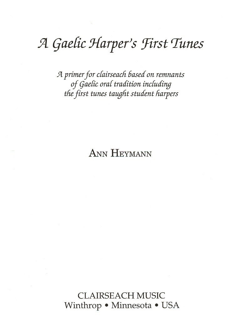 HEYMANN-A-Gaelic-Harpers-First-Tunes A Gaelic Harper's First Tunes Heymann A.