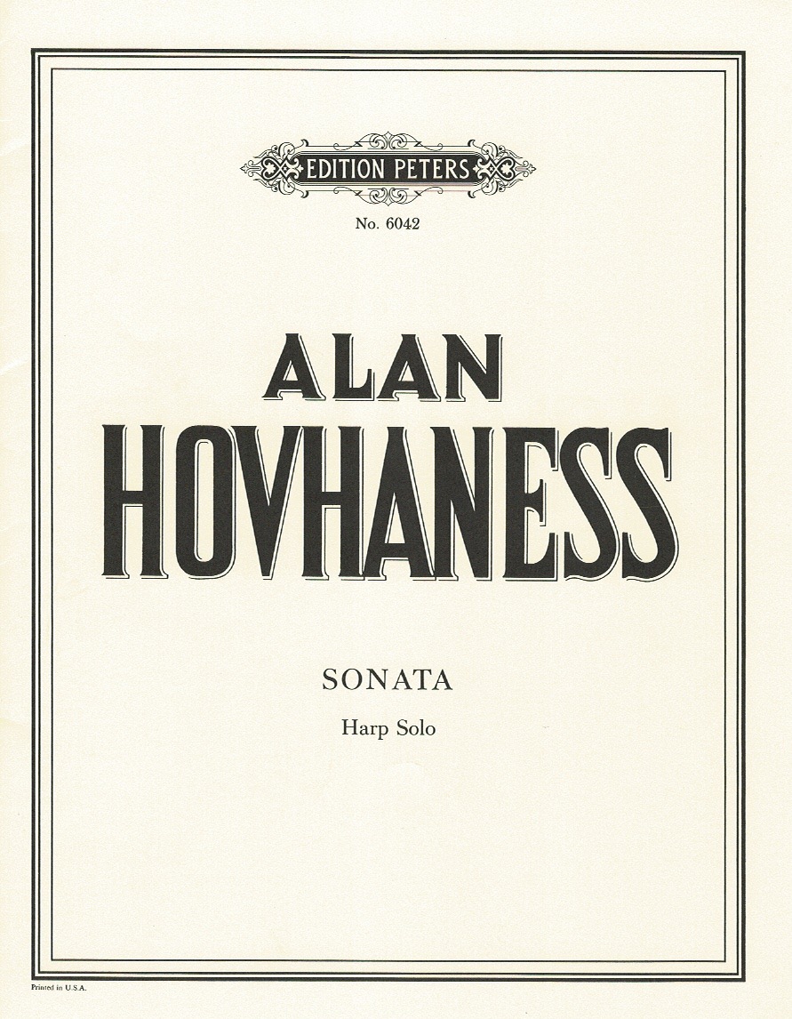 HOVHANESS-Sonata Sonata For Harp Hovhaness A.