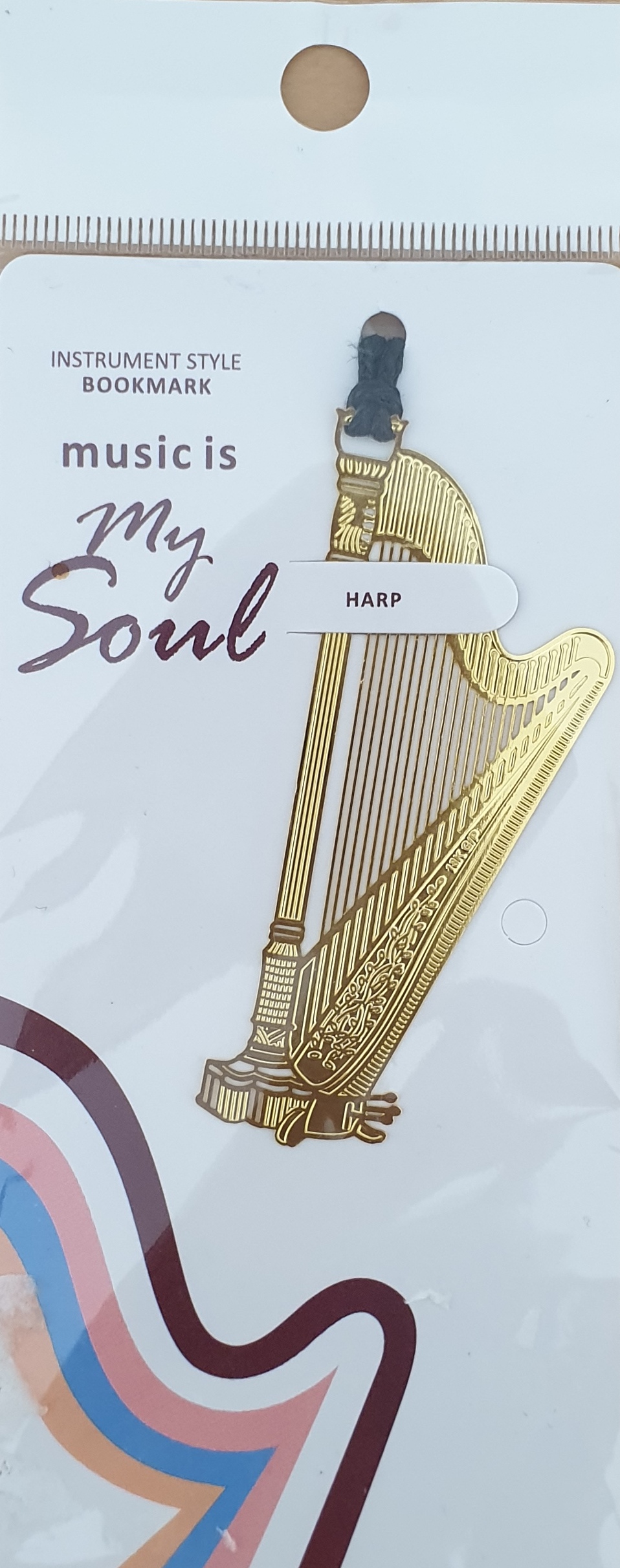 Harp-Boomark Harp Bookmark