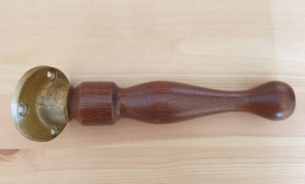Harp Leg With Bracket Dark Brown