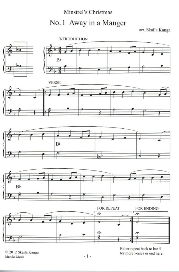 Minstrel's Christmas Kanga S.