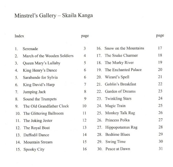Minstrel's Gallery Kanga S.