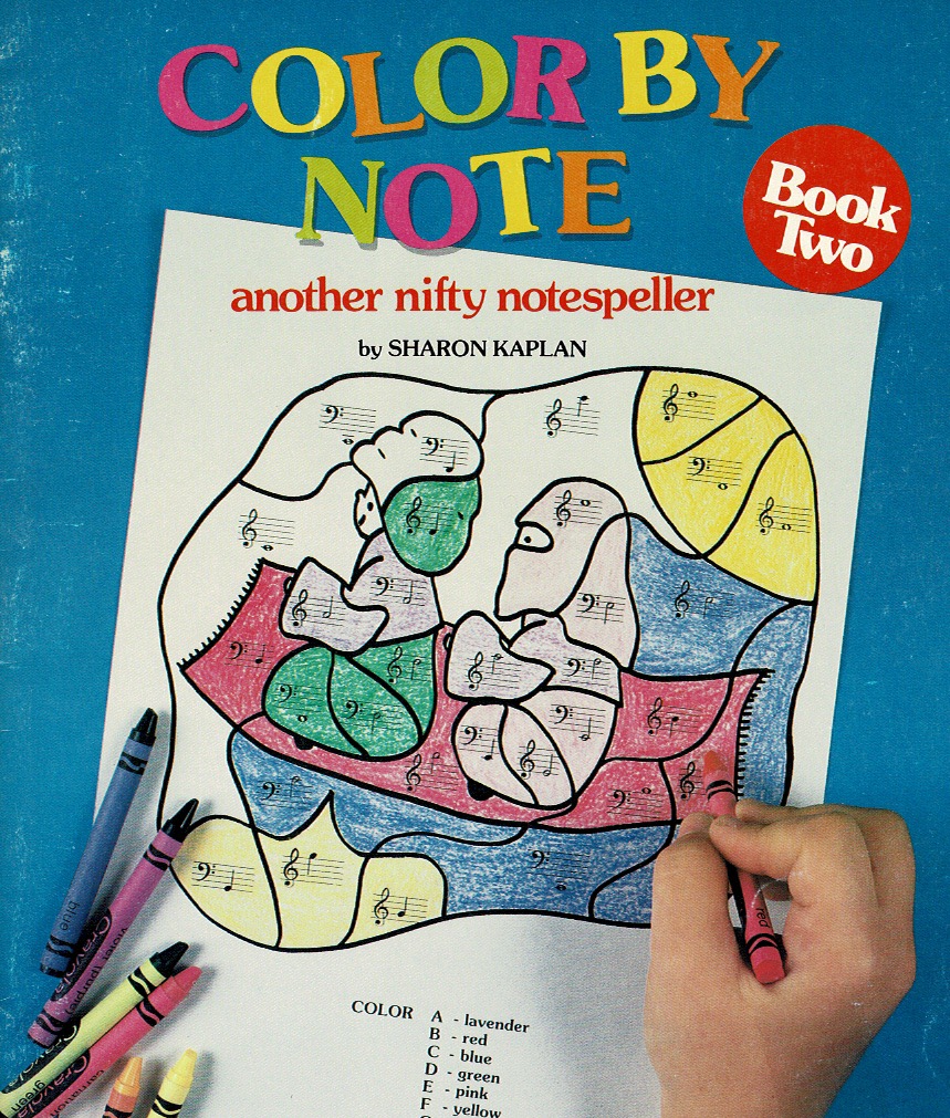 KAPLAN-BOOK-TWO-Color Color By Note A Nifty Note Speller Book Two Kaplan S.
