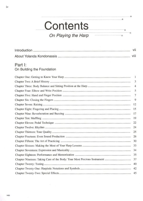 On Playing The Harp 2nd Edition Kondonassis Y.