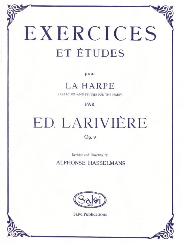 Exercices Et Etudes Op 9 Lariviere L.