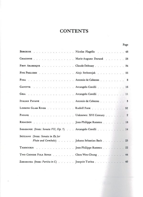 Solos For The Harp Player Lawrence L.