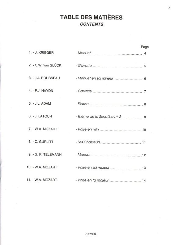 Pieces Classiques Book 2 Le Dentu O.