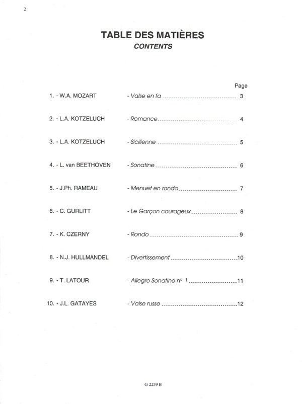 Pieces Classiques Book 3 Le Dentu O.