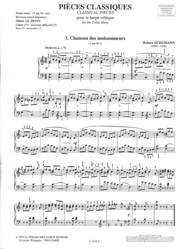 Pieces Classiques Book 4 Le Dentu O.