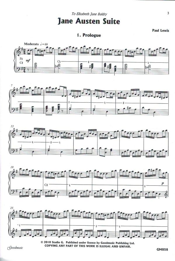 Jane Austin Suite Lewis P.